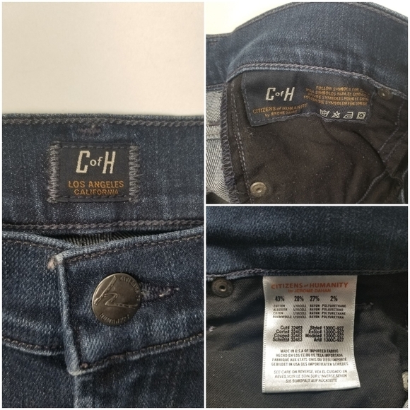 COH Avedon Skinny Low Rise Jean's 25 Dark Wash - Picture 8 of 8